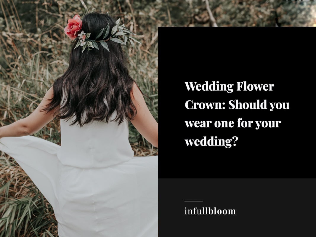 Wedding flower crown