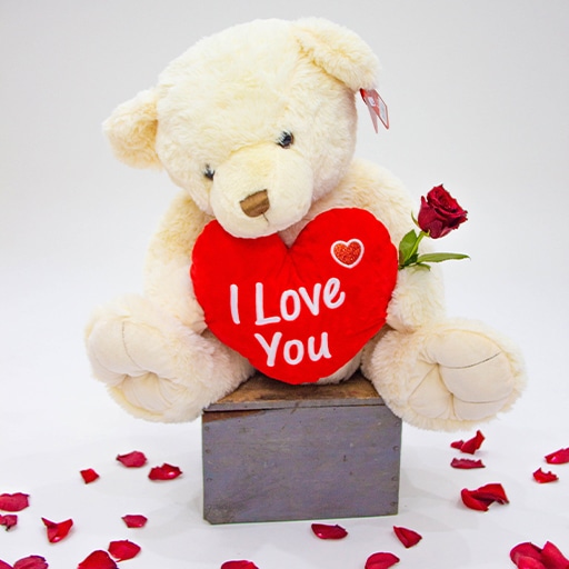 Large with Heart (White)