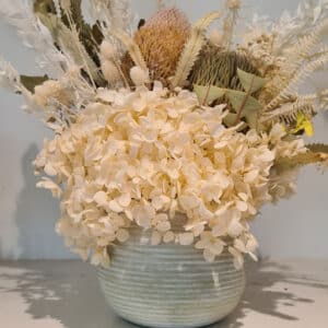 White Flowers In A Vase Arrangement