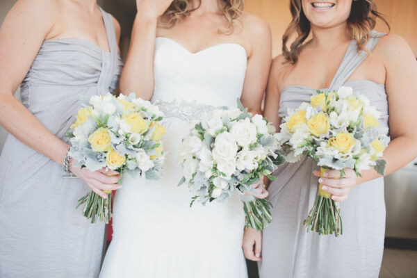 Three Wedding Bouquets